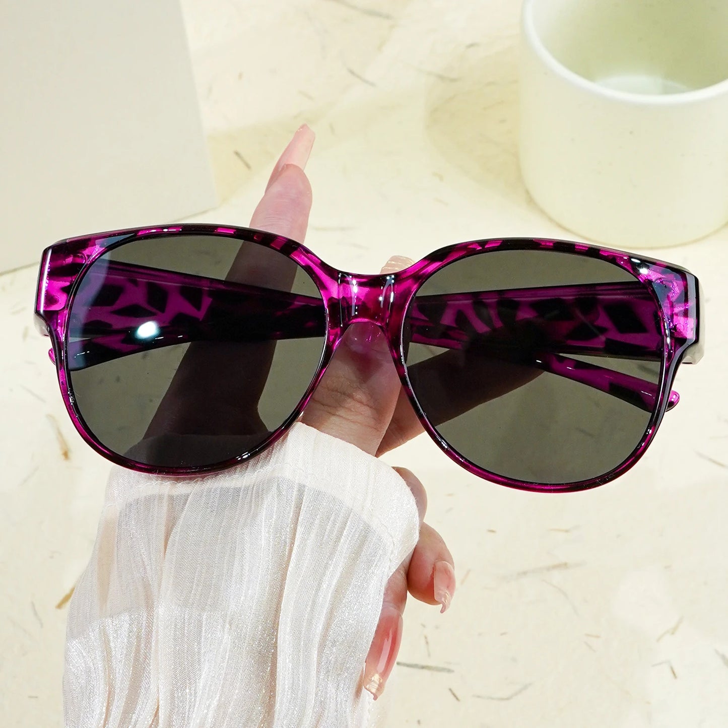 Fit Over Oversized Glasses Fashion Glasses, Perfect Daily Wear, Photo Props, and Gift for Birthday, Valentine's Day