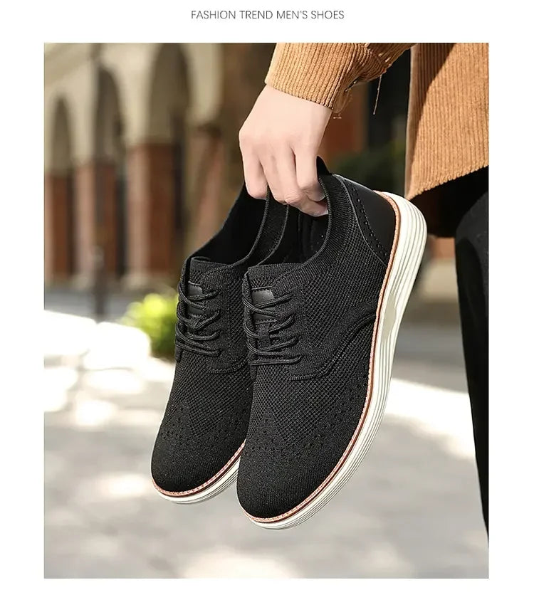 Mocasines deportivos de malla para hombre, calzado antideslizante de corte bajo, zapatos casuales deportivos, superventas, zapatos de diseño 2025