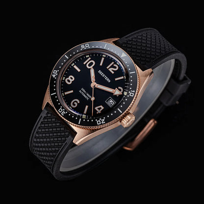 Sugess Diving Watch for Men Automatic Mechanical Wristwatches 20ATM Waterproof Sapphire NH35A Movement BGW9 Luminous New S434-2