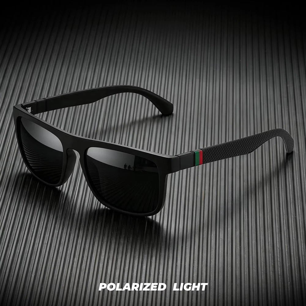 3pcs Fantasy Square Polarized Sunglasses AntiGlare UV400 Glasses Brand Designer Summer Party Driving Fishing Christmas Gift