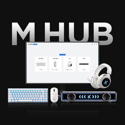 MCHOSE A7 V2 Lightweight Wireless Gaming Mouse, PAW3950 Sensor, Dual 8000Hz Polling Rate, 42000 DPI Wireless Esports Gaming Mouse