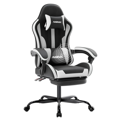 Ergonomic Gaming Chair with Headrest and Lumbar Support For Office Computer Living Room Computer Chair with Footrest