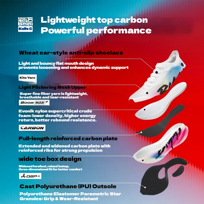 BMAI New 42KM Marathon Herren- und Damen-Sportschuhe, gedämpfte Laufschuhe, atmungsaktive Fitness-Sneaker für Damen, Designer-Sneaker für Herren