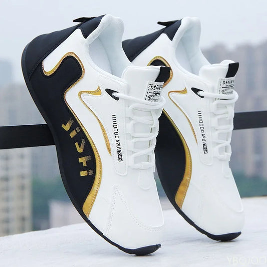 Large Size Spring and Autumn New Thick Sole Height-Increasing Casual Men's Shoes, Niche Trend Versatile Flat Sports Shoes for Men