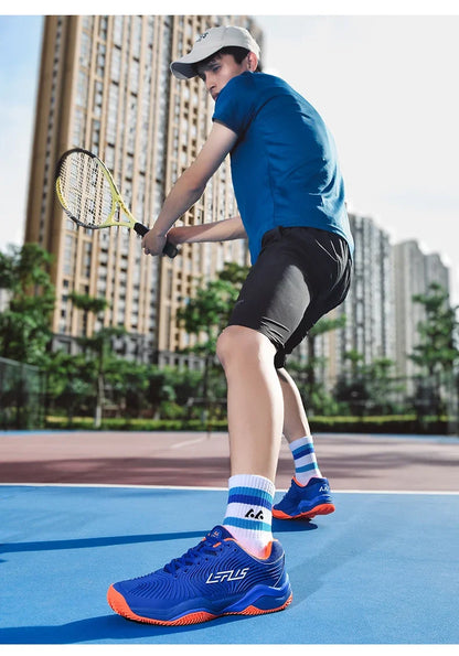 Paar ademende tafeltennisschoenen, sportschoenen, volleybalschoenen voor heren en dames, merk: Professional, badmintonsneakers