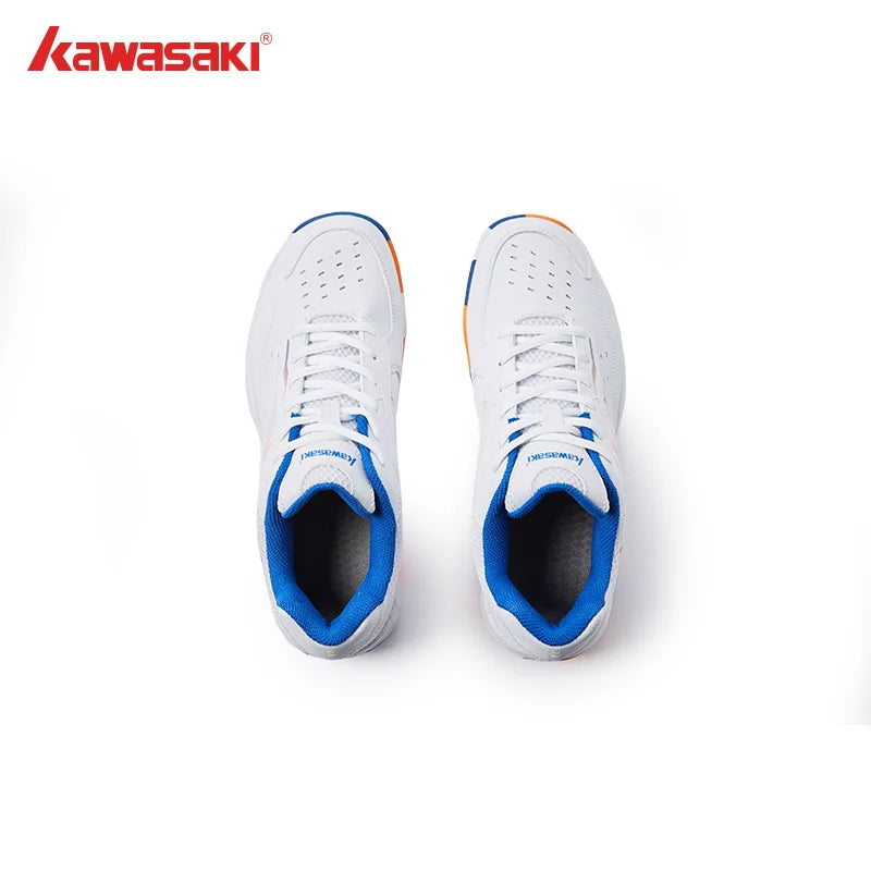 Sapatilhas de badminton masculinas Kawasaki. Sapatilhas desportivas profissionais para mulher. Sapatilhas respiráveis para recintos fechados. K-086