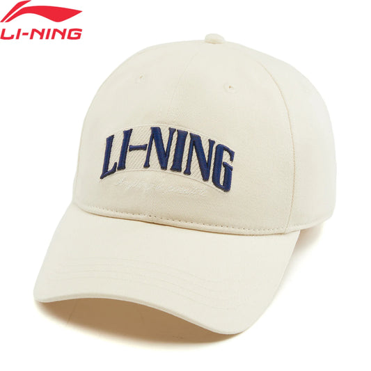 Li-Ning Unisex Sports Style Baseball Caps 56-60CM 100%Cotton Breathable Adjustable LiNing Fashionable Leisure Hats AMYW127