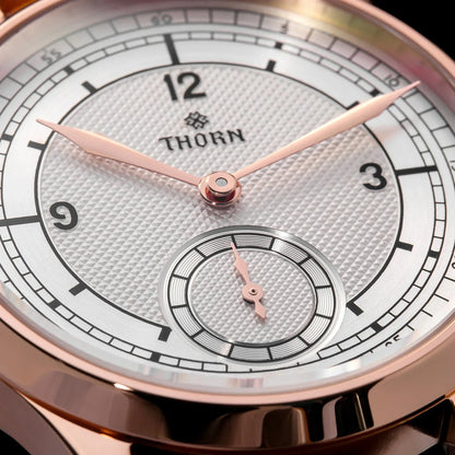 THORN T001 Quartz Watch 316L Stainless Steel Sapphire Crystal Waterproof Grilled Blue Hands Fashion Business Men Women Watch