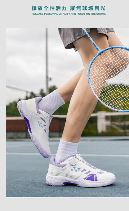 Badminton Shoes Men Training Sports Shoes Indoor and Ooutdoor Anti Slip Wear-resistant Mesh Breathable Table Tennis Tennis Shoes