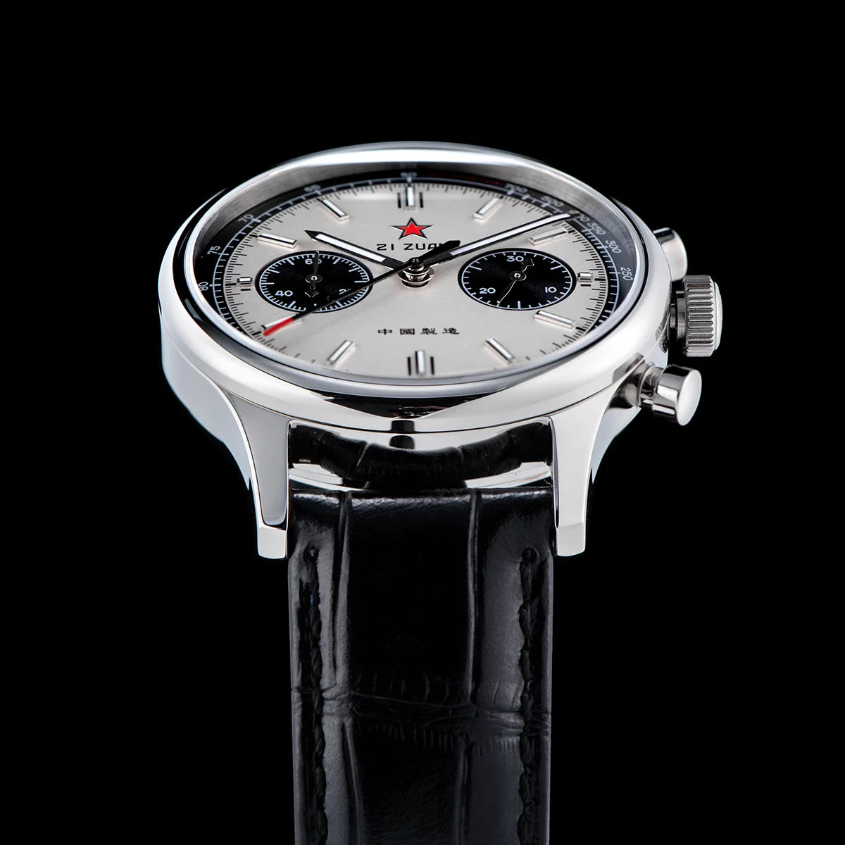1963 Panda Pilot Chronograph Watch Men 40mm Air Force Sapphire Senior  ST1901 Mechanical Wristwatches Retro Clock Reloj Hombre