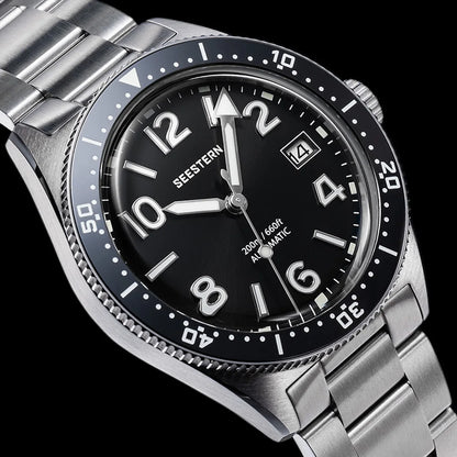 Sugess Diving Watch for Men Automatic Mechanical Wristwatches 20ATM Waterproof Sapphire NH35A Movement BGW9 Luminous New S434-2