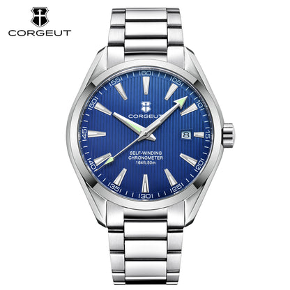 CORGEUT 41mm Luxury NH35 MOVEMENT Watch for Man Sapphire Glass Sport Clock Watch Automatic Relogio Masculino Mechanical Watches