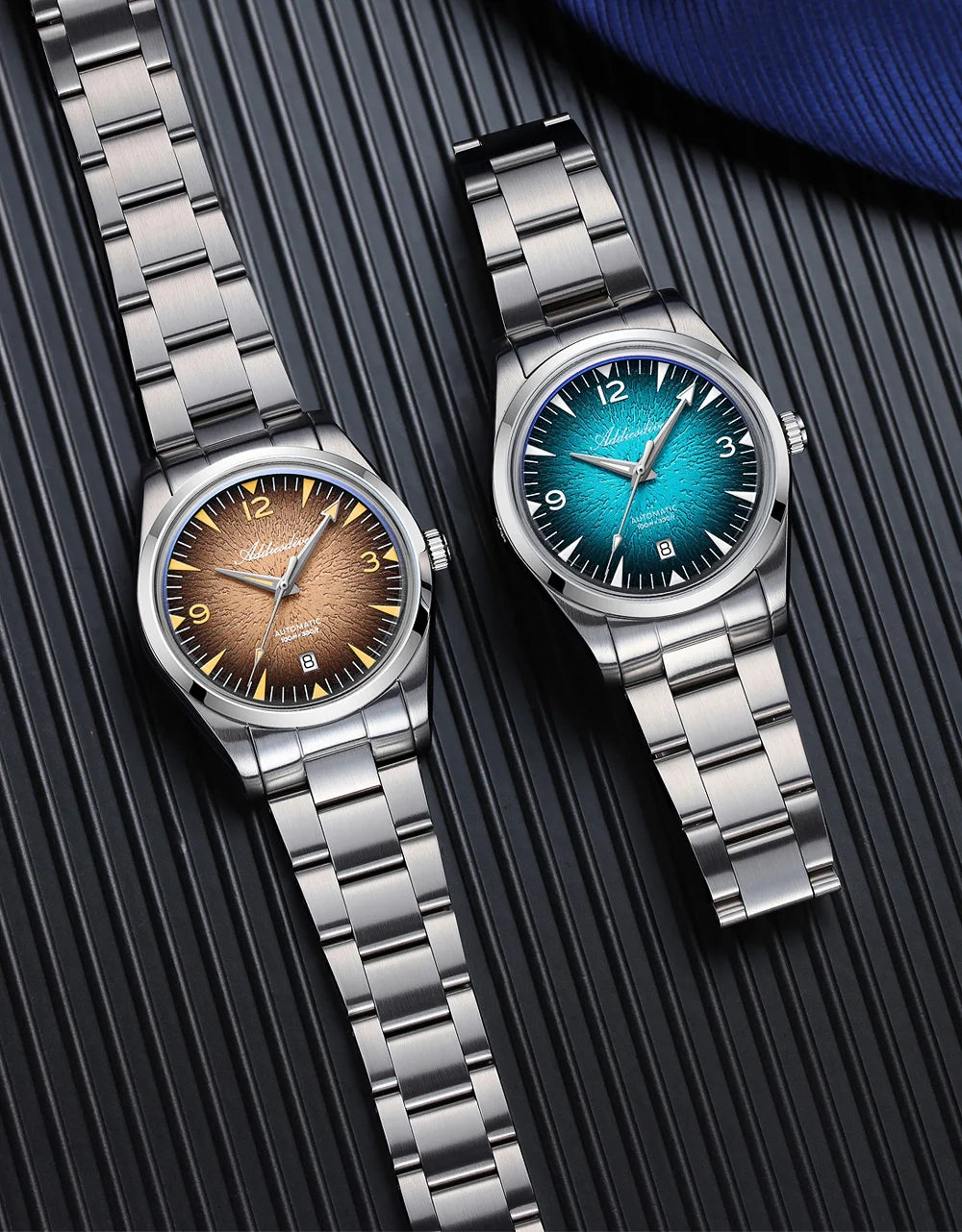 Orologio subacqueo da uomo ADDIESDIVE AD2508 luminoso, impermeabile 100M, in acciaio inossidabile 316L, movimento 8215, automatico meccanico