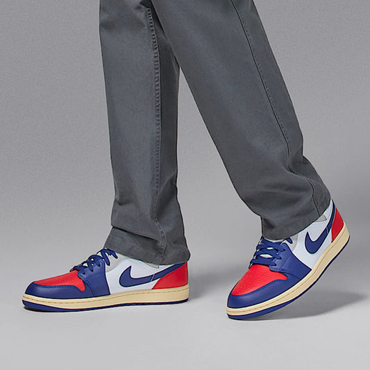Nike Authentic JORDAN Men's Leather Sports Wear-Resistant Classic Basketball Shoes DQ8426-102