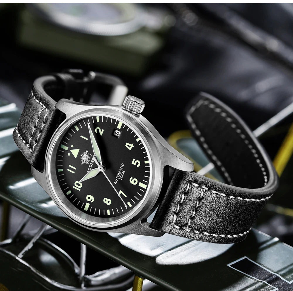 ADDIESDIVE Watches For Men C3 Super Luminous 200m Waterproof Japan 8215 316L Stainless Automatic Mechanical Watch