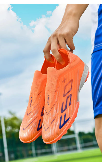 Nuove scarpe da calcio da uomo con tacchetti per erba, comode scarpe da futsal per turf, scarpe sportive ultraleggere FG antiscivolo indoor per adulti