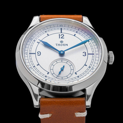 THORN T001 Quartz Watch 316L Stainless Steel Sapphire Crystal Waterproof Grilled Blue Hands Fashion Business Men Women Watch