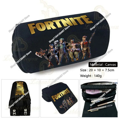 Astuccio Fortnite per studenti, grande capacità, astuccio portapenne per bambini, giocattoli, borsa portapenne, materiale scolastico, custodia per cancelleria, regali gaming per ragazzi