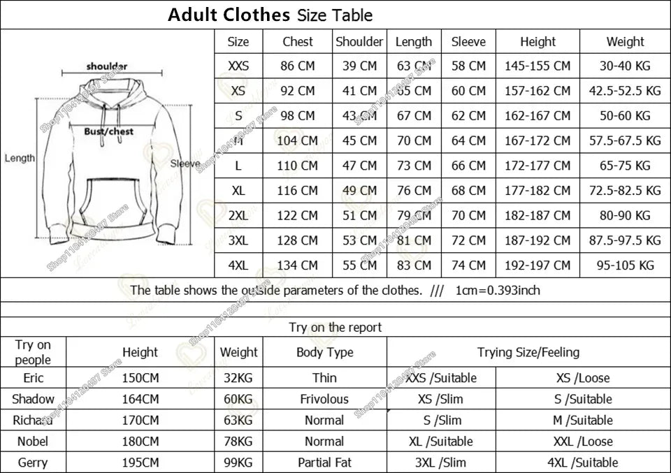Sudadera con capucha casual estampada para hombre, mujer y niños Fortnite Couple Wear, para estudiantes, deportes al aire libre, manga larga sencilla