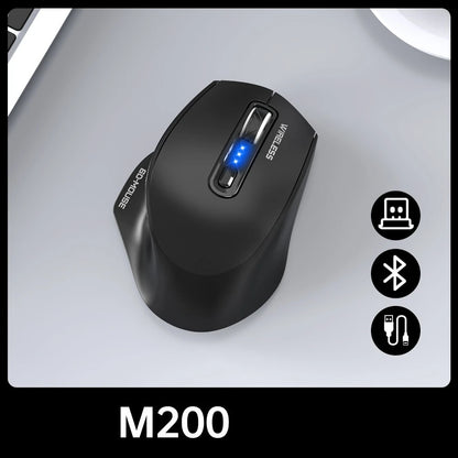 USB Wired Mouse RGB Backlight Silent Ergonomic Adjustable DPI for Desktop Laptop PC Office Gaming Home Daily Working Use