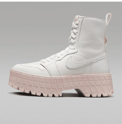 Originální dámské polstrované a odolné krátké boty Nike Air Jordan s tlustou podrážkou FJ5737-116
