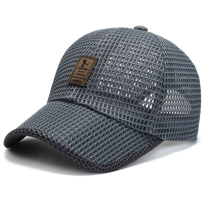 Unisex Label Mesh Breathable Baseball Caps Spring and Summer Outdoor Adjustable Casual Hats Sunscreen Hat Sports Cap