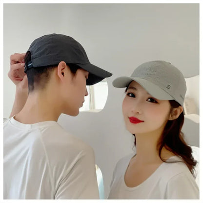 Fashion Design Running Cap Thin Quick Drying Breathable Duck Tongue Outdoor Men's Sun Summer Fishing Avisor Baseball Cap