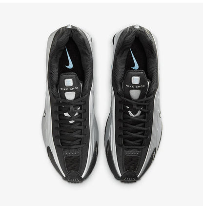 Ténis de corrida Nike Shox R4 genuínos para homem com amortecimento Air, cano baixo HQ1988-004