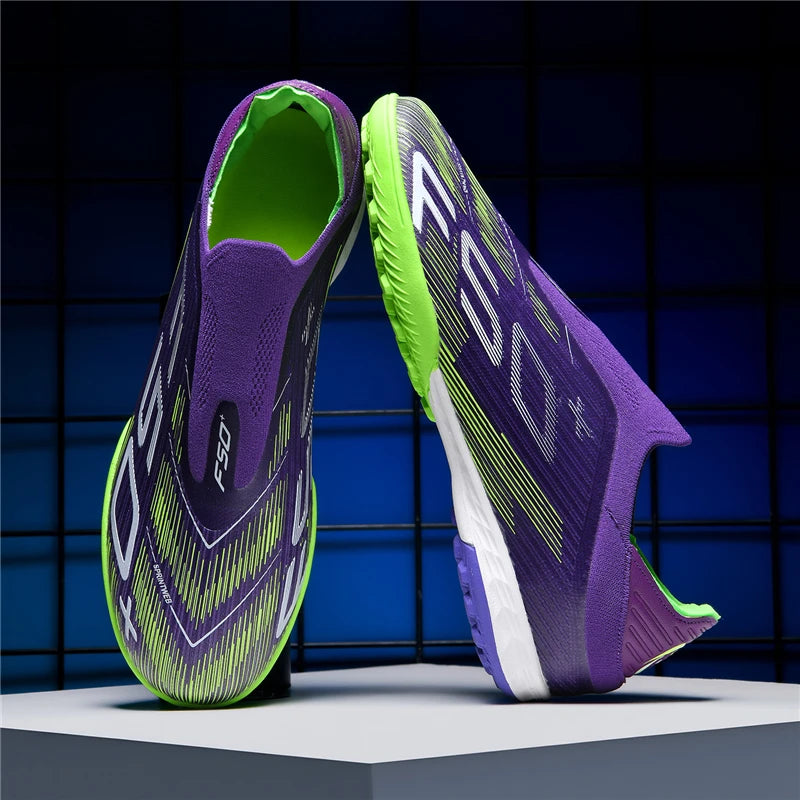 Nuove scarpe da calcio da uomo con tacchetti per erba, comode scarpe da futsal per turf, scarpe sportive ultraleggere FG antiscivolo indoor per adulti