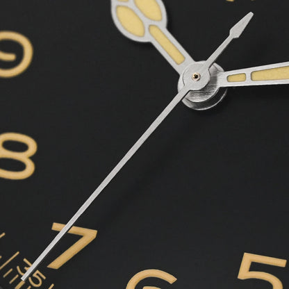 Relógio de Quartzo Vintage Militar Militado ML08 V2 com Movimento VH31, Vidro Duplo de Safira, Luminescência C3 BGW-9, Impermeável, 38mm