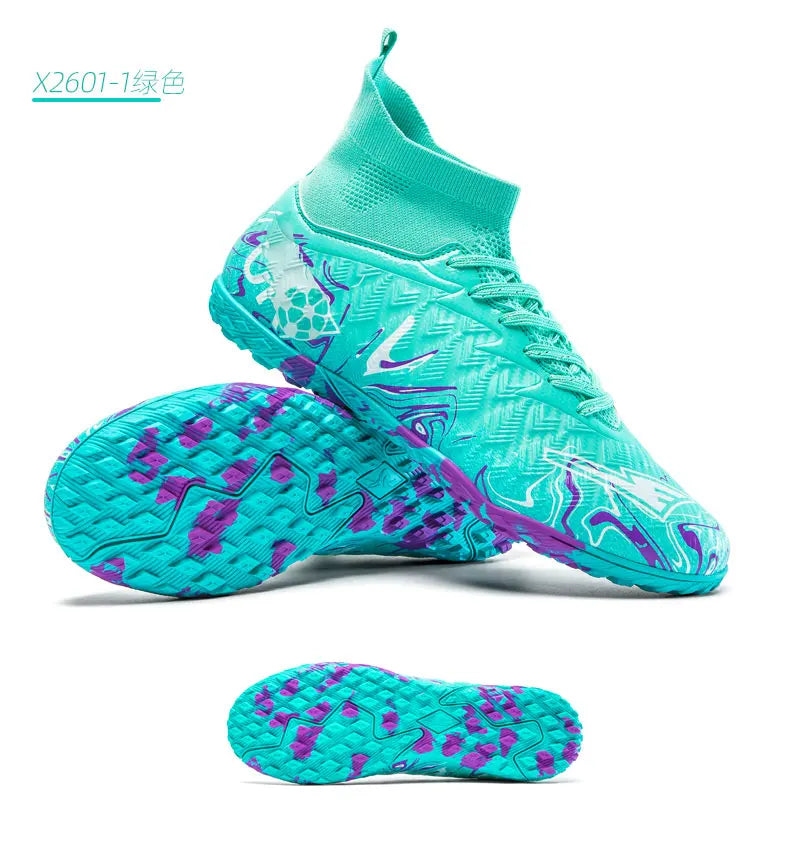 Novas Chuteiras de Futebol Profissionais para Homem, Antiderrapantes, Unissexo, Respiráveis, para Futsal e Desporto, Ultraleves, Drop Shipping
