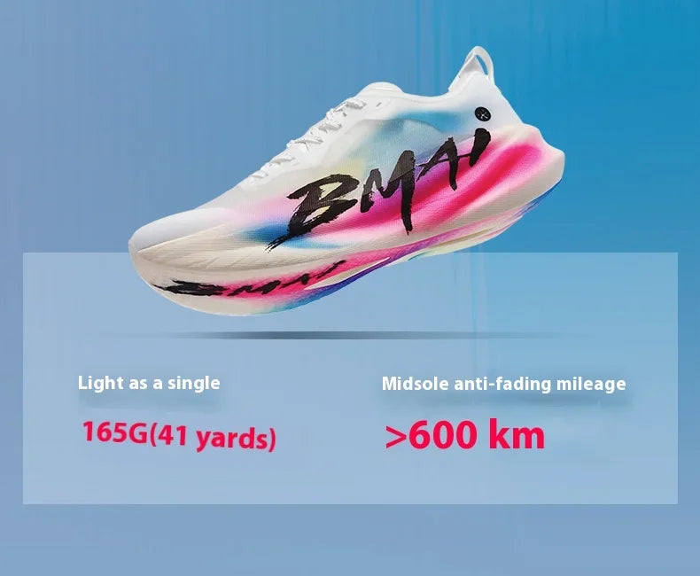 BMAI New 42KM Marathon Herren- und Damen-Sportschuhe, gedämpfte Laufschuhe, atmungsaktive Fitness-Sneaker für Damen, Designer-Sneaker für Herren
