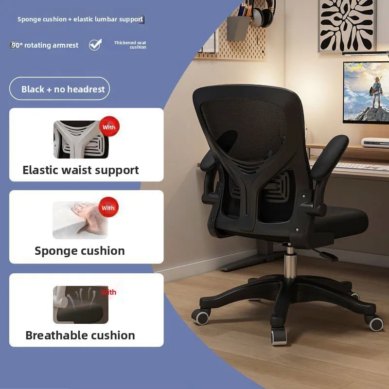 Ergonomic Gaming Chair for Dorm Office Long Hours Comfortable Computer Desk Chair