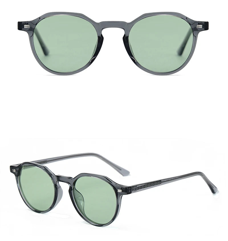 Peekaboo TR90 fashion sun glasses uv400 female green brown polarized sunglasses for men women acetate unisex summer style