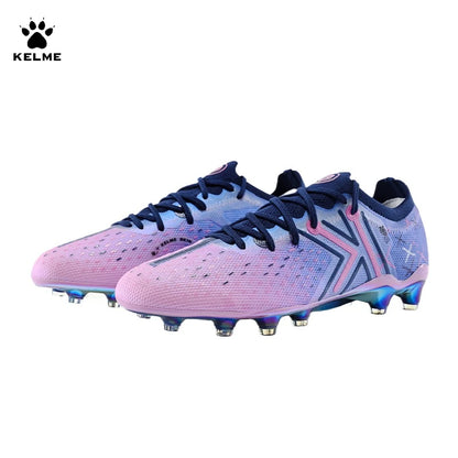 KELME FG Profi-Fußballschuhe mit langen Stollen für Naturrasen, professionelle Fußballschuhe für Wettkämpfe, rutschfeste Indoor-Fußballschuhe