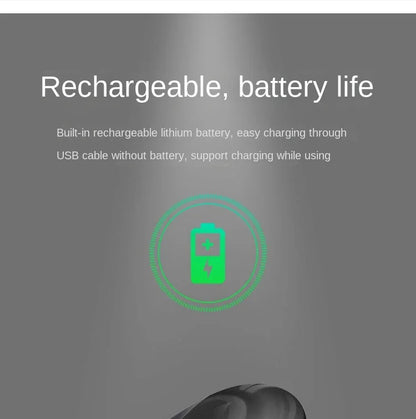 BTS-908 Ratón vertical recargable superventas, ratón inalámbrico ergonómico con receptor USB 2.4G, 1600 DPI ajustables y 6 botones
