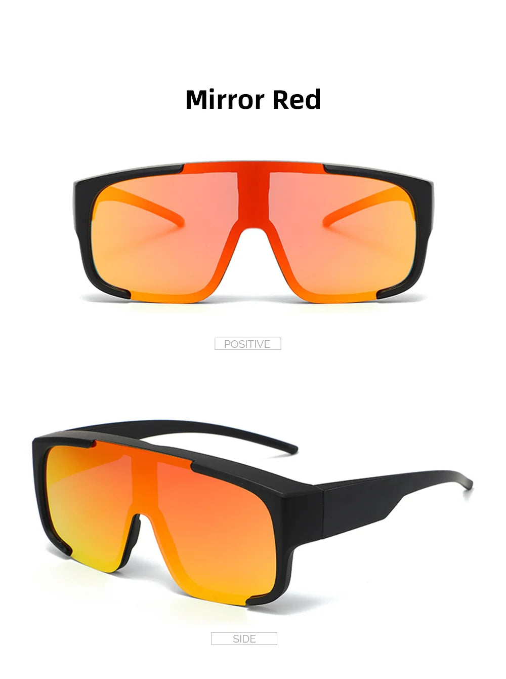 VIVIBEE Large Polarized Glasses Fit Over Sunglasses Photochromic Men Driving UV400 Fishing Outdoor Women Mirrored Dark Goggles