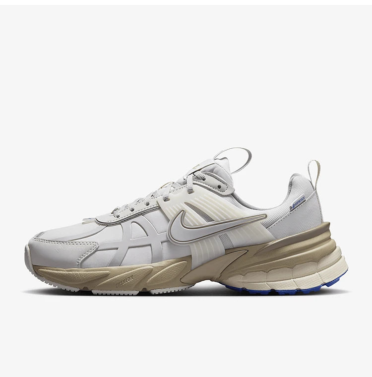 Ténis de corrida Nike Authentic V2K RUN GTX para mulher, de cano baixo, estilo retro com patchwork, FZ2622-002