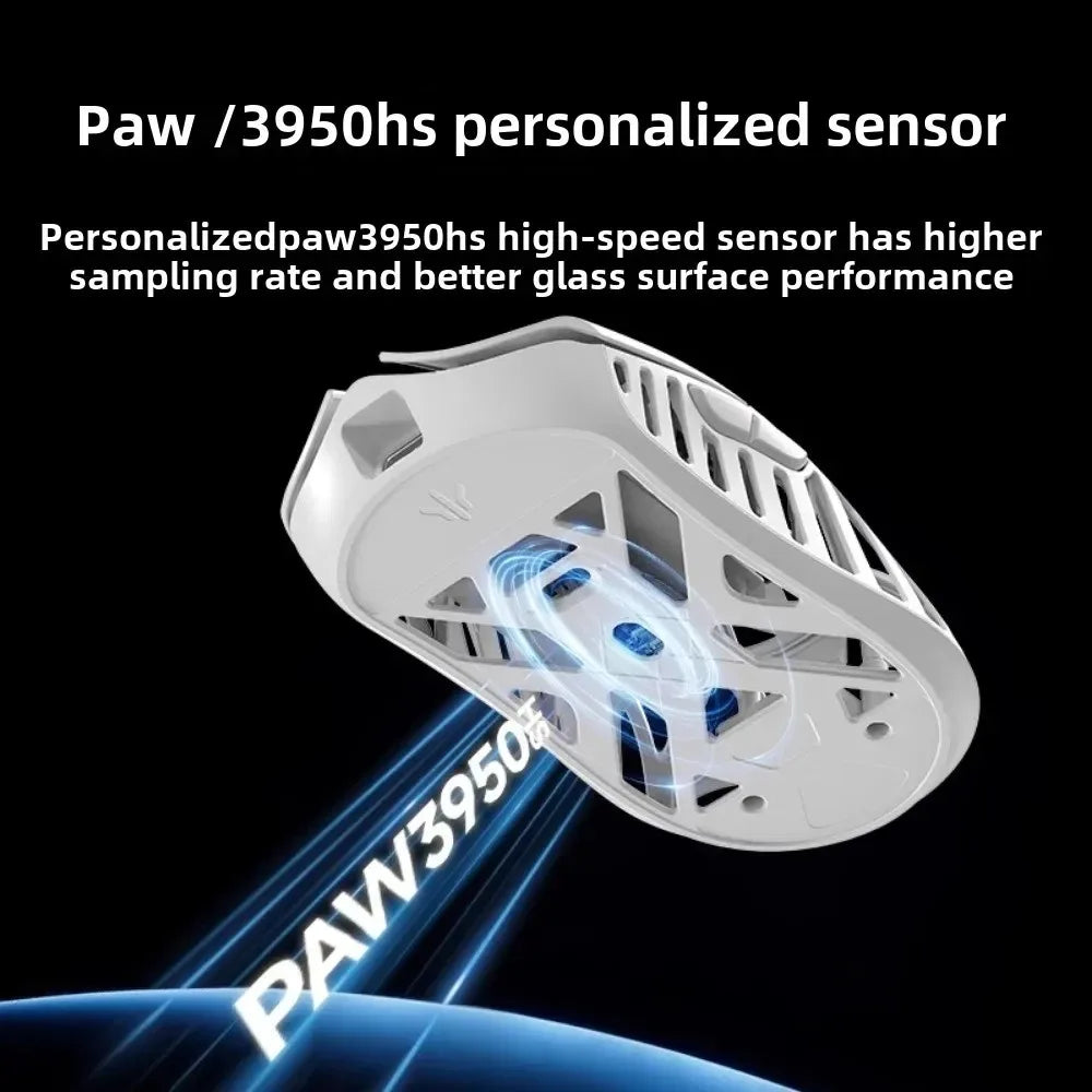 WLMOUSE Beast X Pro Magnesium Alloy Lightweight Wireless E-sports Gaming Mouse 750IPS 8K PAW3950HS 30000DPI Without Backlight