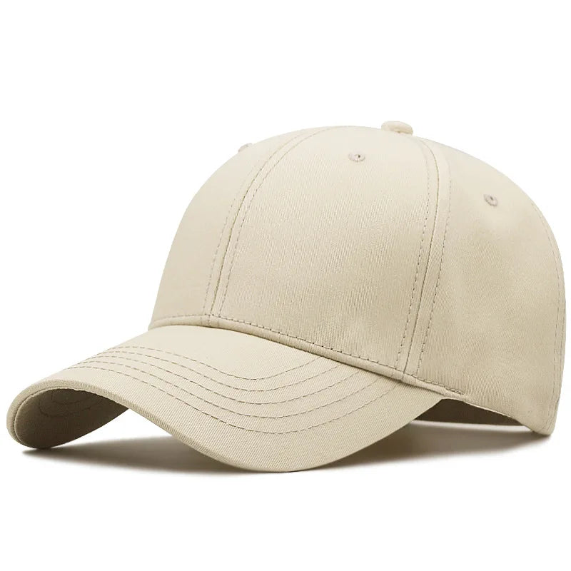 Baseballkappe „Big Head“ in Übergröße, 100 % Baumwolle, für Männer und Frauen geeignet, verstellbar, Dad-Cap, Oversize, 58–60 cm, 61–65 cm