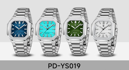 Reloj cuadrado de cuarzo para hombre PAGANI DESIGN New V2, marca de lujo premium, deportivo, resistente al agua, de zafiro y acero inoxidable