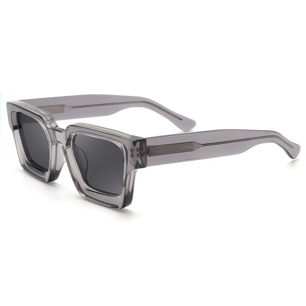 Luxury Acetate Frame Sun Glasses Rectangle Polarized Sunglasses Fashion Design High Quality UV400 Outdoors Eyewear Men Women