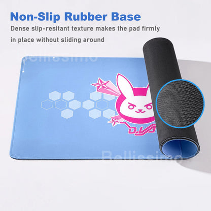 Gaming Accessories Overwatch D.Va Mouse Pad Large Keyboard Mousepad PC Cabinet Deskmat XXL Extended Mats Gamer Mousepad