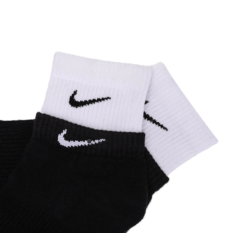Pánské a dámské ponožky Nike pro fitness, běh a cvičení, měkké, pohodlné a prodyšné volnočasové ponožky, ponožky po lýtka