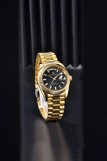 PAGANI DESIGN 2025 New Date Week 40MM Men's Watches Brand Luxury Gold Automatic Watch Men Waterproof Mechanical Wrist watch Men