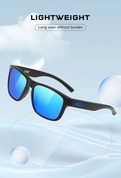 KDEAM XXL Size Men's Polarized Sunglasses Outdoor Sports Goggles Overall Width 155mm Extra Large Sunglass