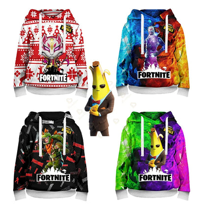Fortnite Men Hoodie Fashion 3D Print Sweatshirt Battle Game Hoodies Boys Girls Hip Hop Hombre Casual Outerwear