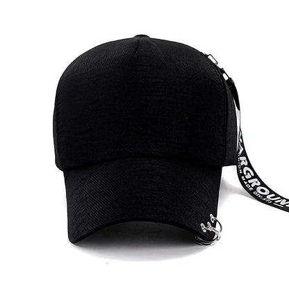 Personalisierte Baseballcap aus Metall mit klassischem Schirmdesign, leicht und atmungsaktiv! Vier Farben zur Auswahl
