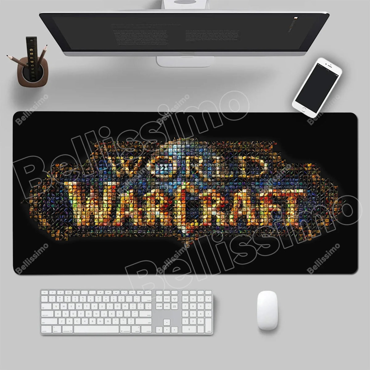 World Of Warcraft 90x40 Large Gaming Mouse Pad Game Desk Play Pad for Csgo Natural Rubber Mat Grande Gamer Xxl Computer Mousepad