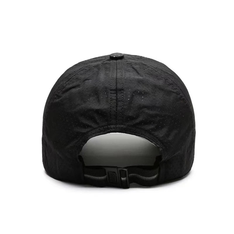 Spring Summer Outdoor Running Cap Unisex Thin Quick Drying Breathable Baseball Cap Soft Top Strapback Golf Cap for Men and Women